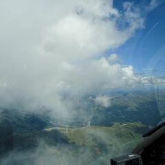Flugwegposition um 12:03:57: Aufgenommen in der Nähe von Gemeinde Bramberg am Wildkogel, Österreich in 2542 Meter